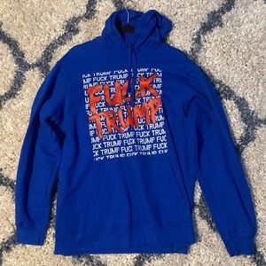 (L) Custom “F**k Trump” Hoodie